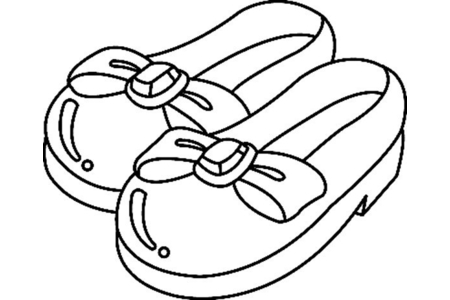 Coloriage Chaussures 02 – 10doigts.fr